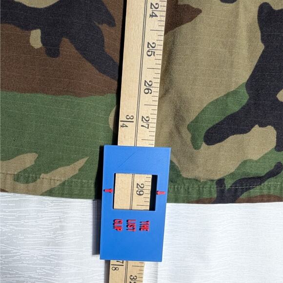 US Military Jacket Mens Large Short Green Woodland Camo Army Field Jacket - Picture 5 of 6